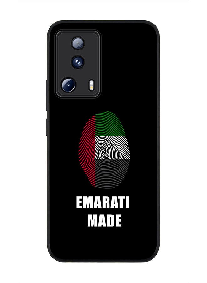 Stylizedd Rugged Black edge case for Xiaomi 13 Lite 5G / Xiaomi Civi 2 5G, Slim fit Soft Case Flexible Rubber Edges Anti Drop TPU Gel Thin Cover -  Emarati Made - Image 1