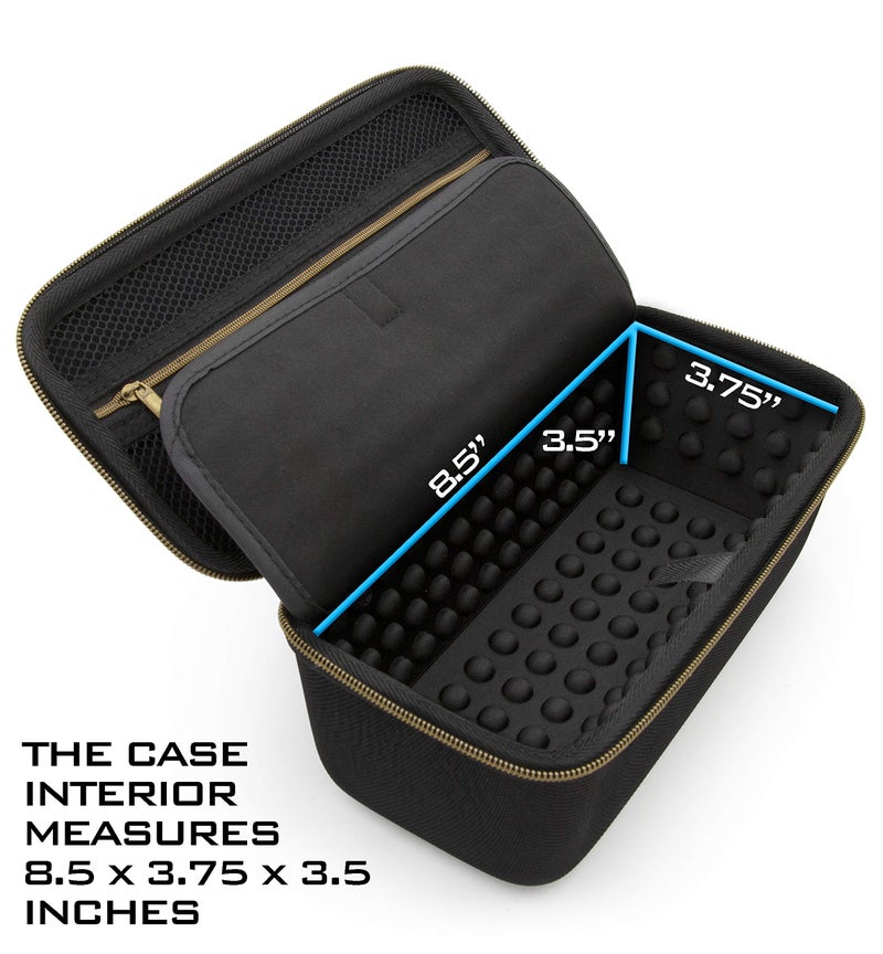 CASEMATIX Studio Case Compatible with Rode PodMic, Shure SM7B Microphone and Other Large Podcast Mics with XLR Recording Accessories - Includes Podcasting Mic Bag Only - Image 5