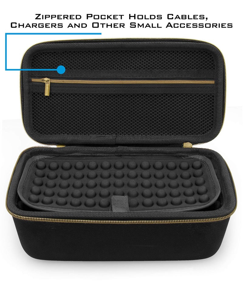 CASEMATIX Studio Case Compatible with Rode PodMic, Shure SM7B Microphone and Other Large Podcast Mics with XLR Recording Accessories - Includes Podcasting Mic Bag Only - Image 4