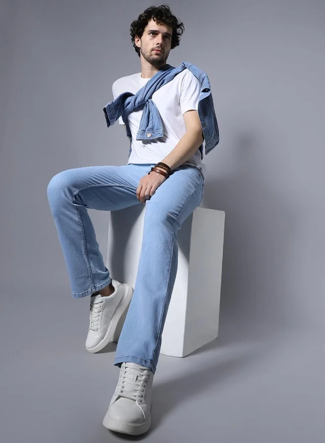 HIGH STAR Mens Blue Jeans