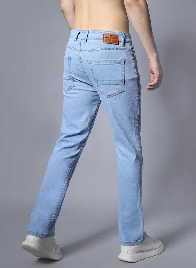 HIGH STAR Mens Blue Jeans