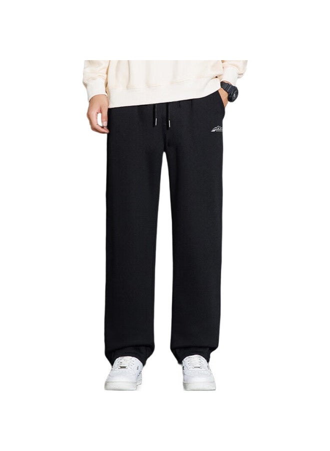 Warrior Casual Pants For Men, Spring And Autumn Straight-Leg Wide-Leg Trousers, Men'S Sports Sweatpants, Versatile Long Pants, Black Xl - Image 1