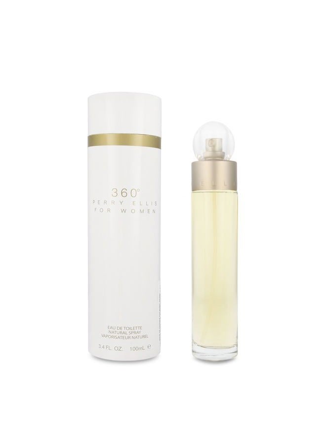 PERRY ELLIS 360 Eau De Toilette Spray 3.4 Oz/ 100 Ml for Women By 3.4 Fl Oz , white - Image 1