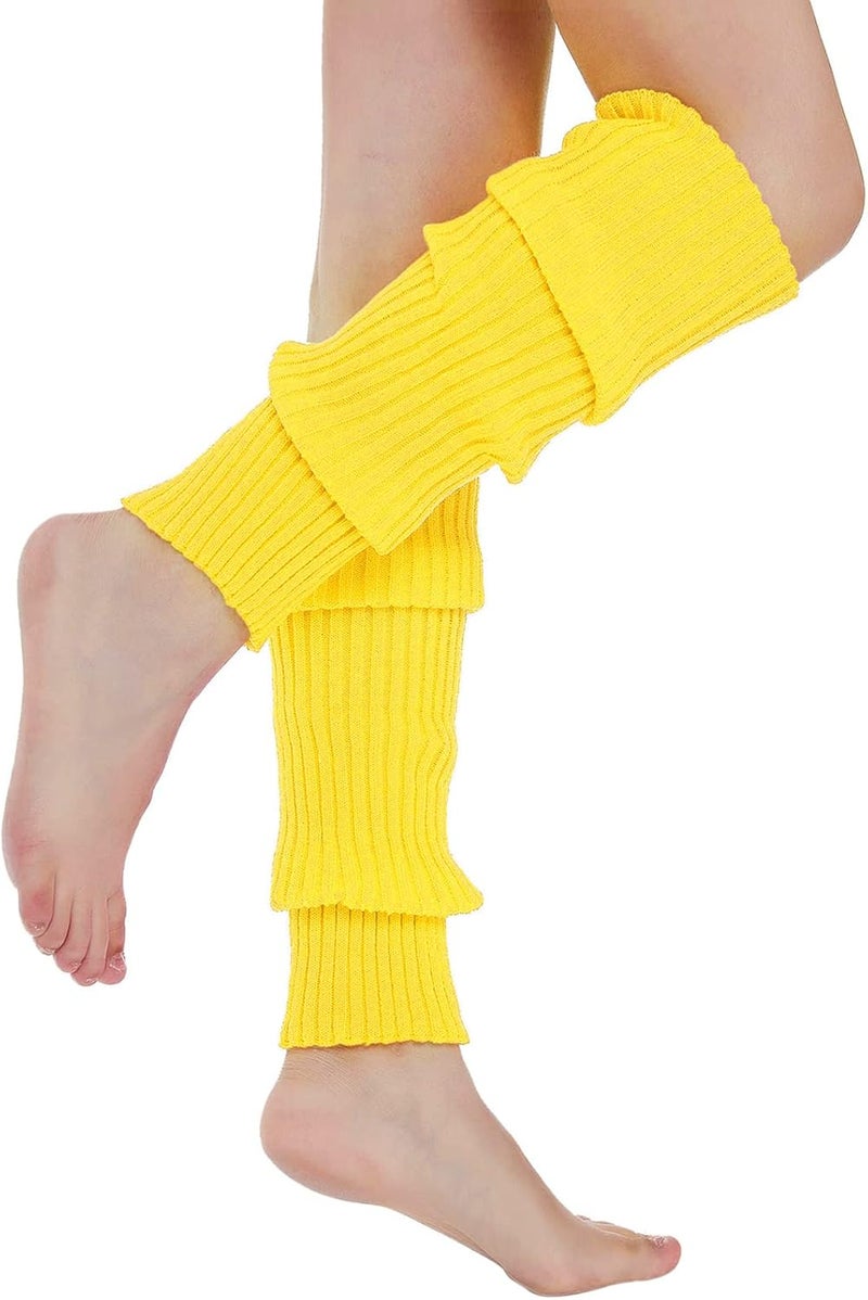 Sarfel Leg Warmers for Women 80s Ribbed Knit Leg Warmer Custume Womens Leg Warmers Sports Party Accessories - Image 2