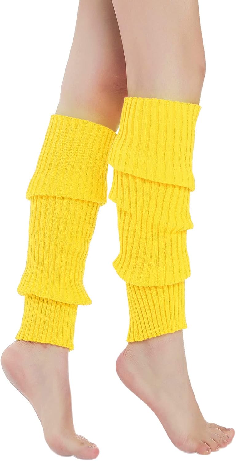 Sarfel Leg Warmers for Women 80s Ribbed Knit Leg Warmer Custume Womens Leg Warmers Sports Party Accessories - Image 1