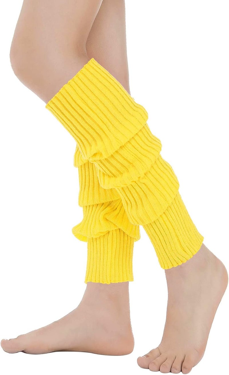 Sarfel Leg Warmers for Women 80s Ribbed Knit Leg Warmer Custume Womens Leg Warmers Sports Party Accessories - Image 4