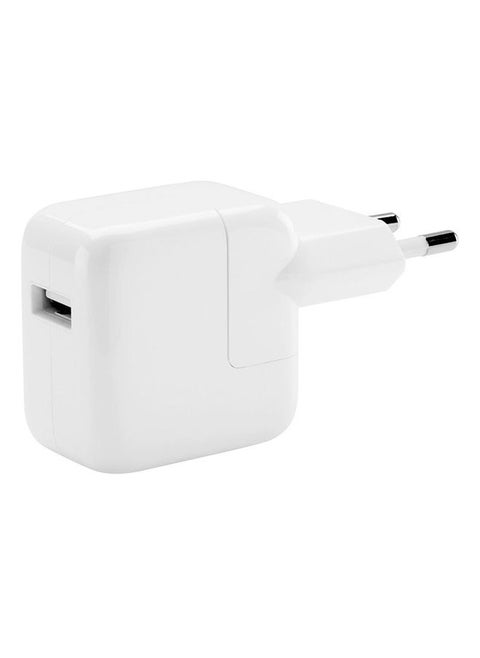 XJ-12W 12W USB Port Travel Charger for iPad Series / iPod Series / iPhone Series , EU Plug