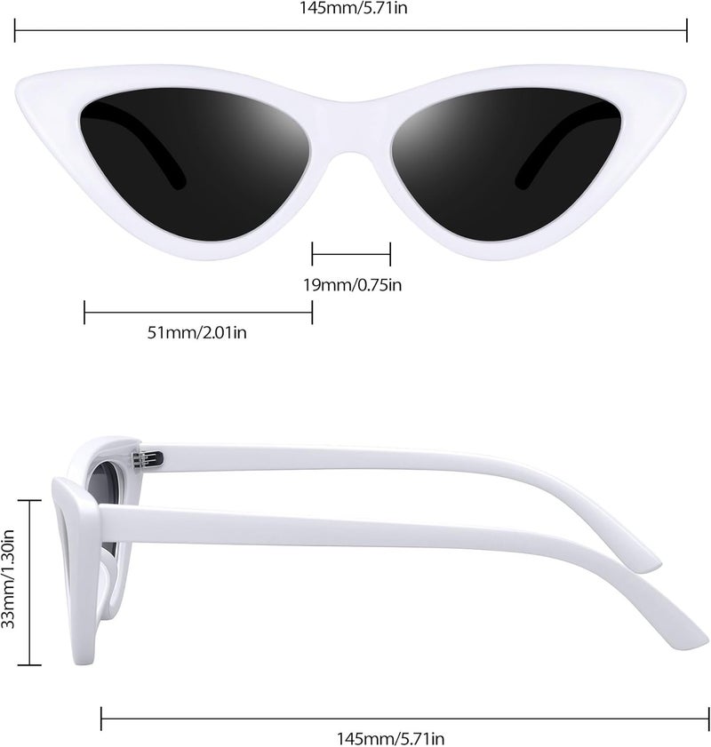Joopin Polarized Cat Eye Sunglasses for Women Vintage Cateye Sun Glasses UV400 Protection - Image 5