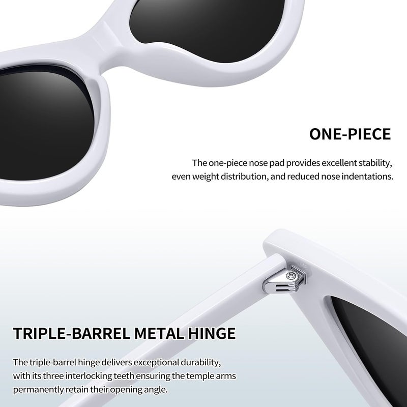 Joopin Polarized Cat Eye Sunglasses for Women Vintage Cateye Sun Glasses UV400 Protection - Image 4