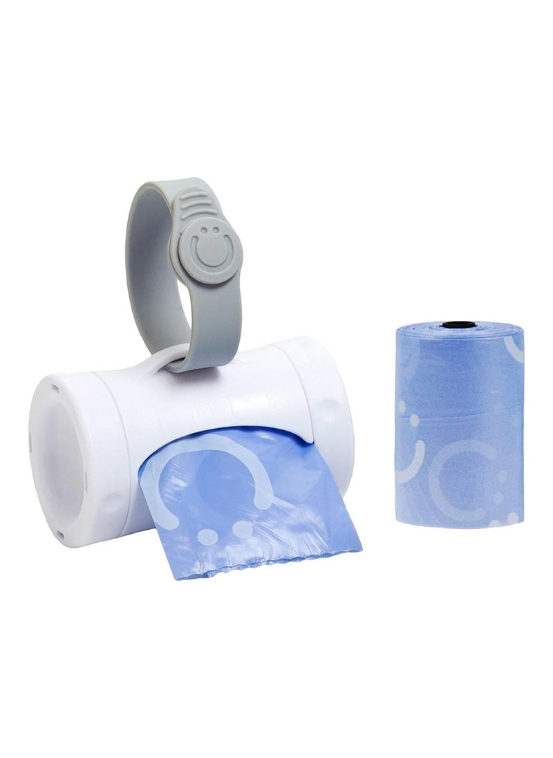 ubbi Retractable On The Go Bag Dispenser For Baby Travel Diaper Bag Accessory  - Image 1