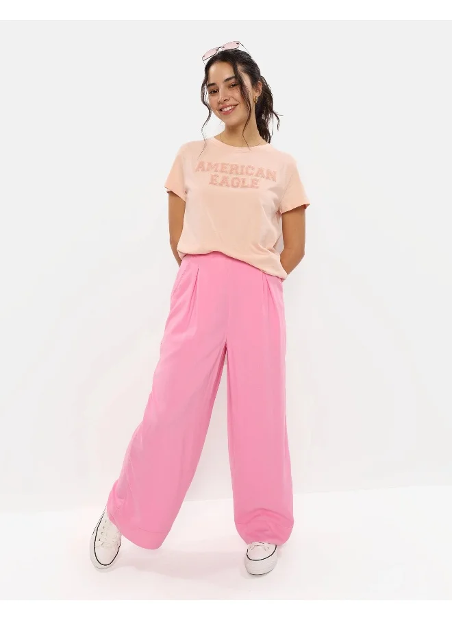 American Eagle AE Pleat Front Pull-On Pant