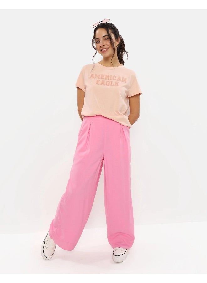 American Eagle - AE Pleat Front Pull-On Pant - Image 1