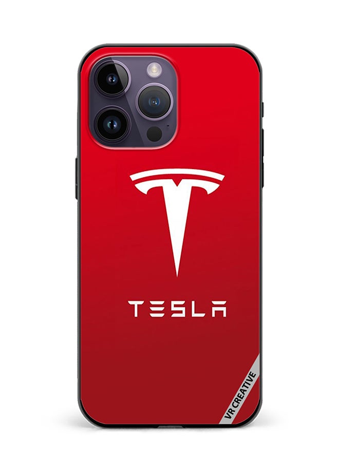 VR CREATIVE Protective Case Cover For Apple iPhone 15 Pro Tesla Design Multicolour - Image 1