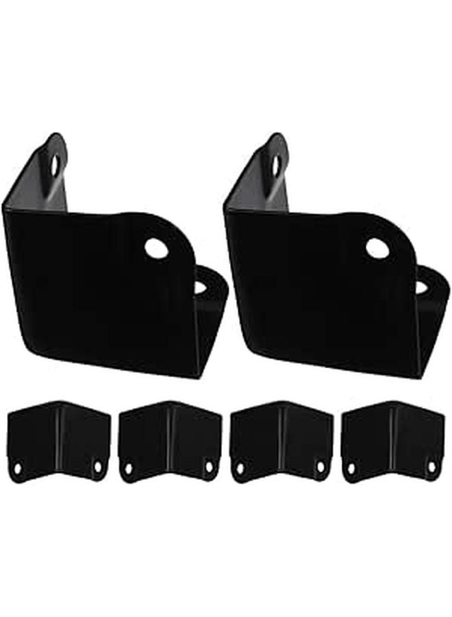6 Pcs 35mm Metal Cabinet Speaker Corner Guards Decorative Furniture Edge Protectors - Image 1