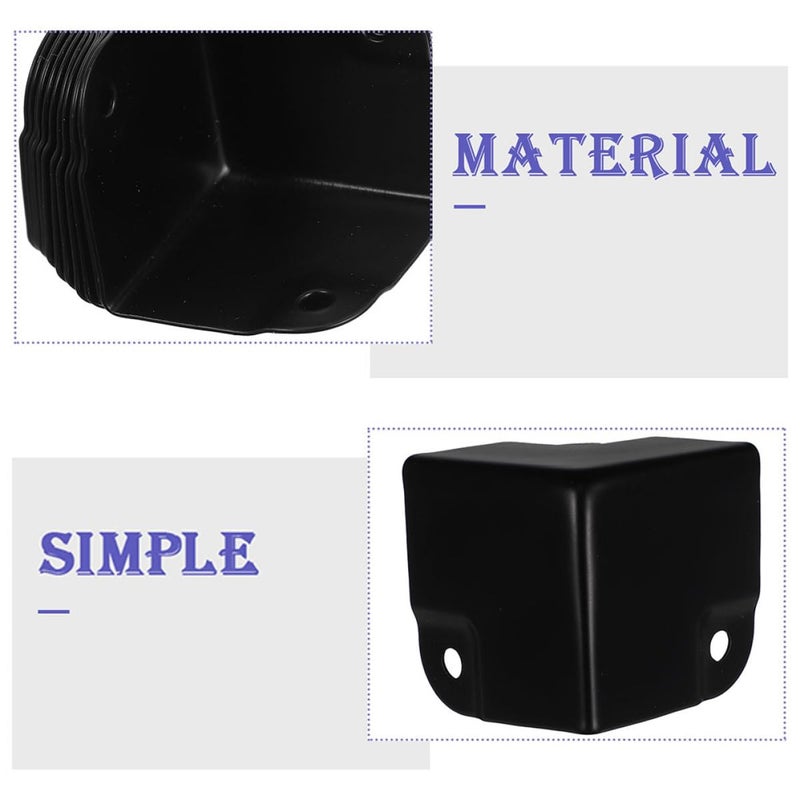 6 Pcs 35mm Metal Cabinet Speaker Corner Guards Decorative Furniture Edge Protectors - Image 4