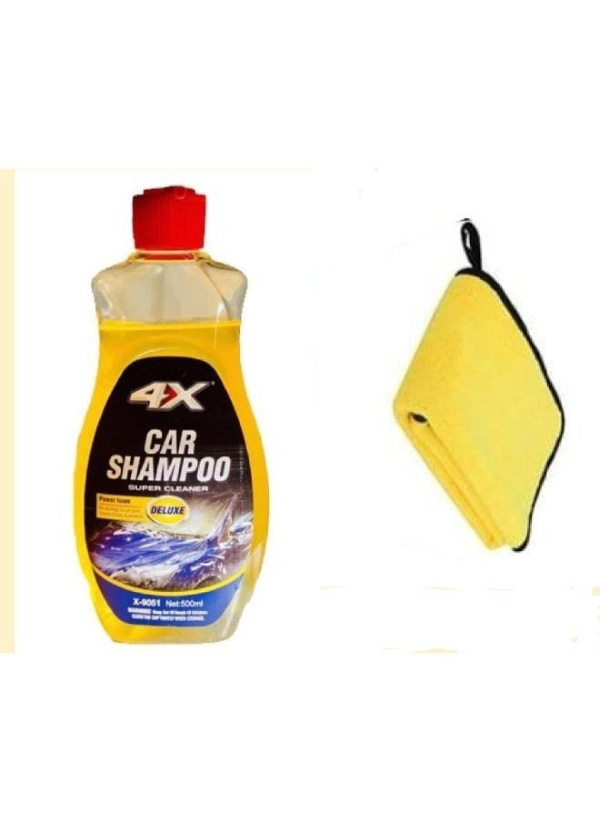 4x Set Of 2 Deluxe Shampoo And Microfiber Ultra Clean Towel  - Image 1
