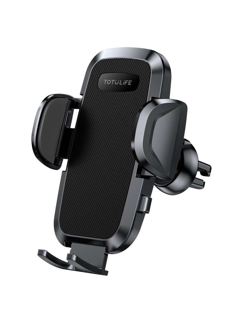 Totulife TOTU LIFE SUCTION Series II 360° Clip Car Phone Holder – Air Vent Mount – Black - Image 5