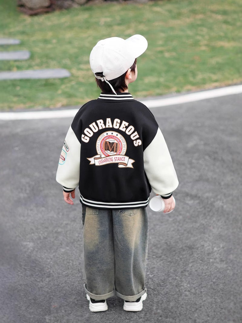 Boys Baseball Suit Baby Spring Jacket Spring Children'S Jacket Little Boy Spring Thin - Image 5