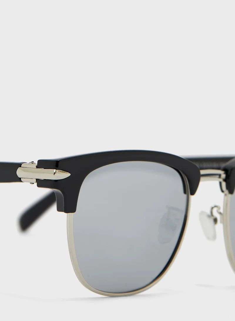 Seventy Five Polarized Club Master Sunglasses