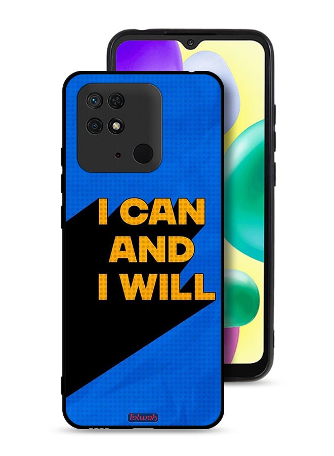 Tolwak Xiaomi Redmi 10C Protective Case Cover I Can And I Will - Image 1