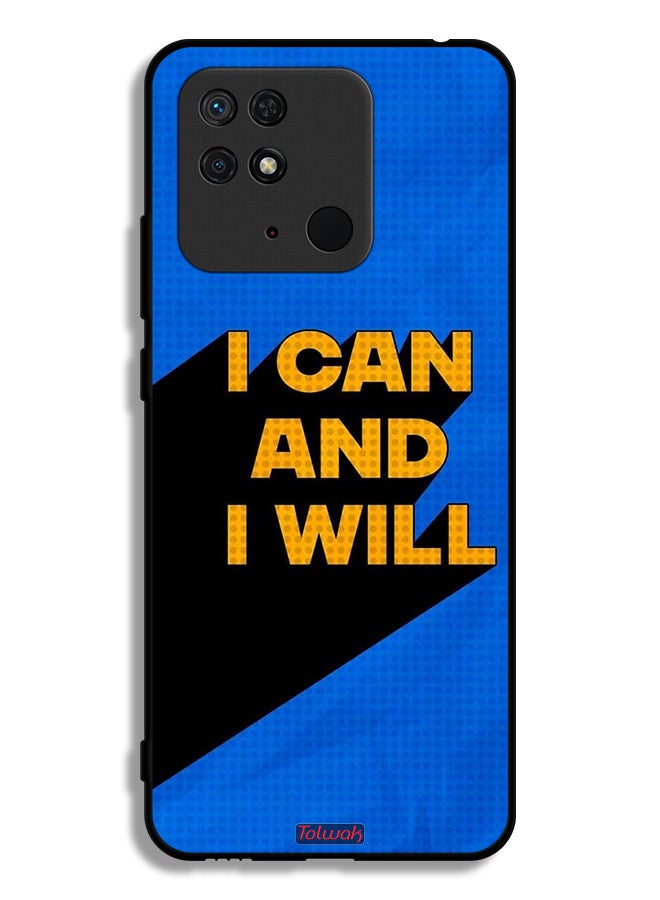 Tolwak Xiaomi Redmi 10C Protective Case Cover I Can And I Will - Image 2