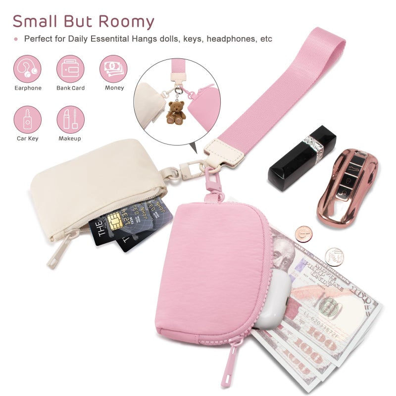 Mum's Memory - portafolios de pulsera con cierre para mujer, de doble bolsa, portátil, llavero, cartera, mini cartera para mujer - Image 4