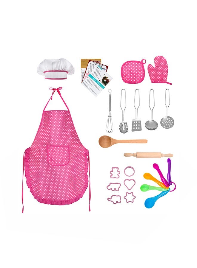 NIBEMINENT 22-Piece Kids Chef Role Play Costume Set - Image 1