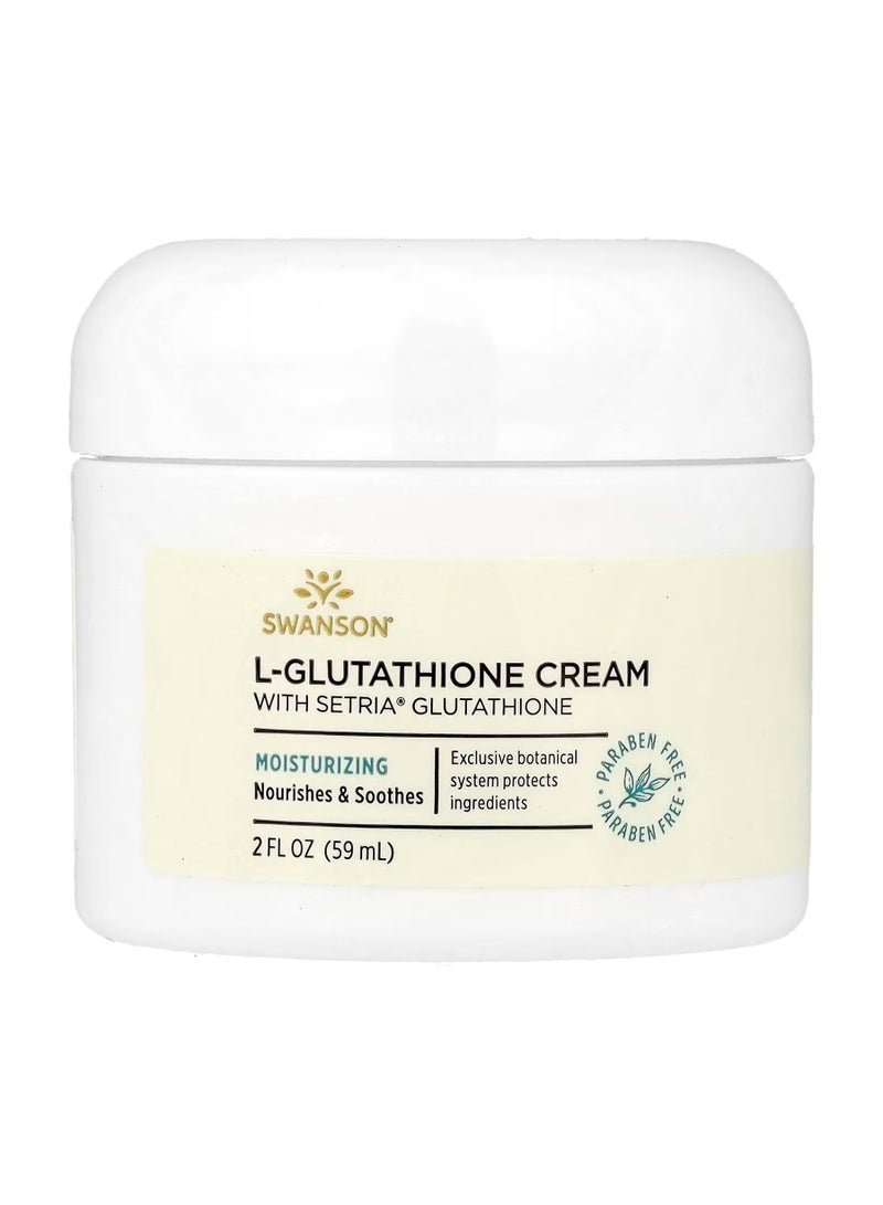 سوانسون كريم الجلوتاثيون مع الجلوتاثيون سيتريا 2 أونصة سائلة (59 مل) - Image 1
