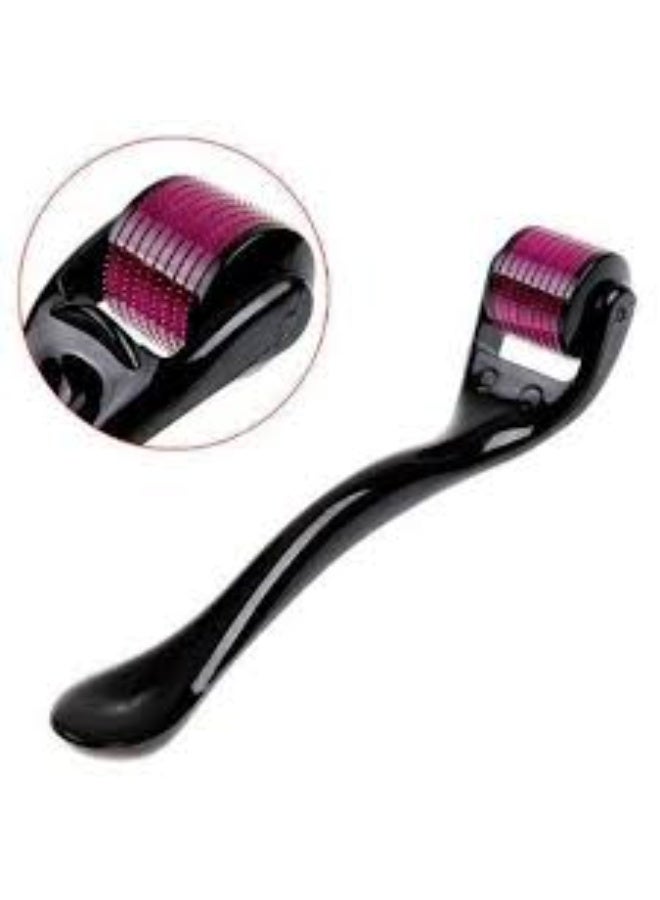 Roller, Cross Needle Anti Aging Skin Rejuvenation, Hair Growth, Beard Growth with Steel Micro Needles (1mm) - Image 3