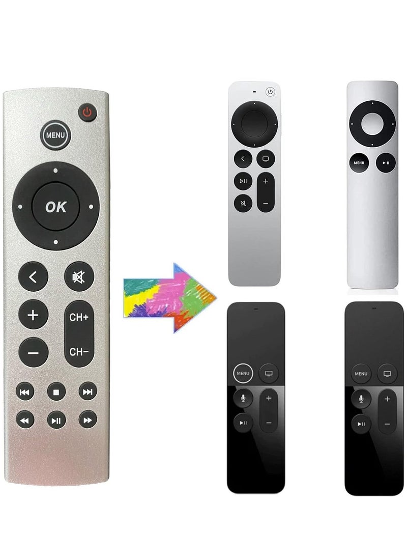 Najwa - Universal Replacement Remote for Apple TV 4K/ Gen 1 2 3 4/ HD A2843 A2737 A2169 A1842 A1625 A1427 A1469 A1378 A1218, No Voice Command Included - Image 1
