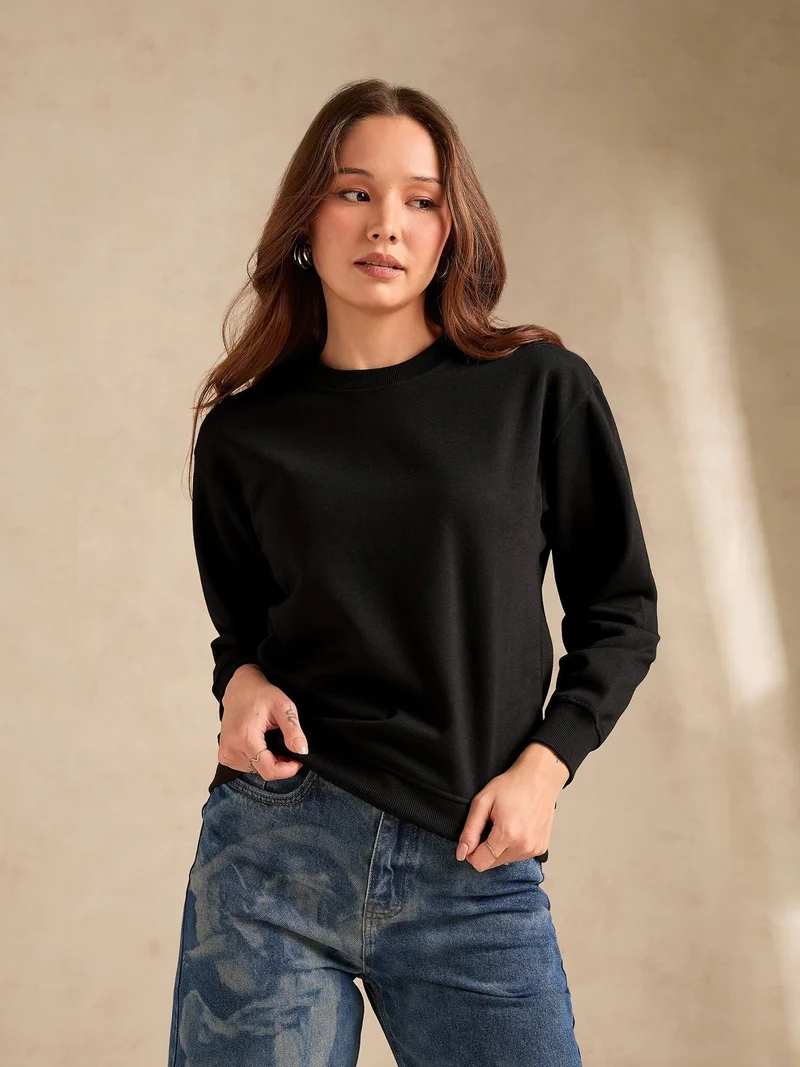 Black Back Brooklyn Graphic Fleece Sweatshirt