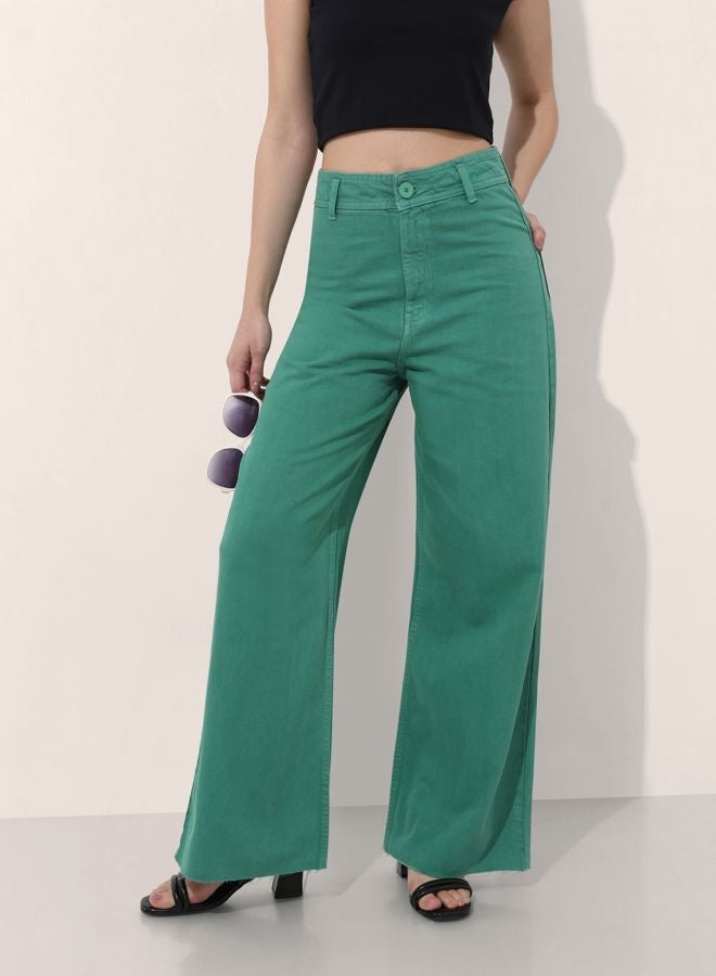 Freehand Women Bootcut Solid High Rise Jeans - Image 1