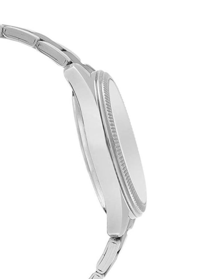 CASIO Men Enticer Analog Watch MTP-1302D-1A2 - 39 mm - Silver - Image 4