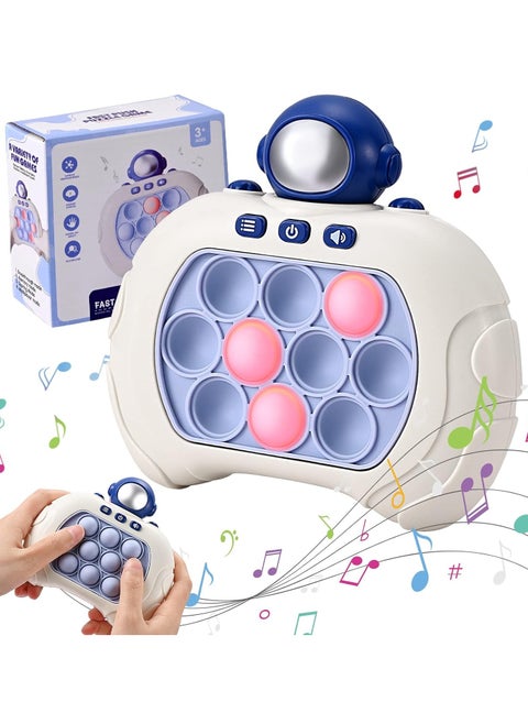 Quick Push Game, Pop It Fidget Electronic Sensor Game, Silicone Toy For Boys Girls, Puzzle Pop Bubble Game Machine Gift For Children And Adults - Package Shape May Vary