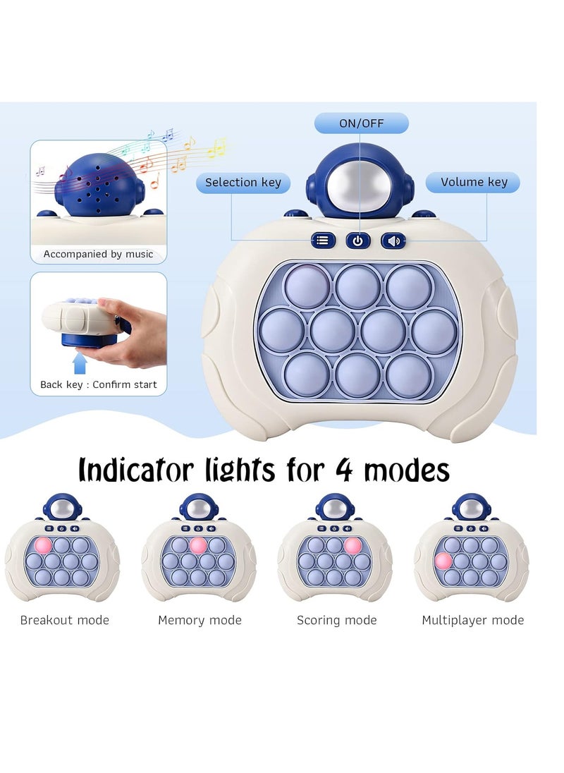 Quick Push Game, Pop It Fidget Electronic Sensor Game, Silicone Toy For Boys Girls, Puzzle Pop Bubble Game Machine Gift For Children And Adults - Package Shape May Vary