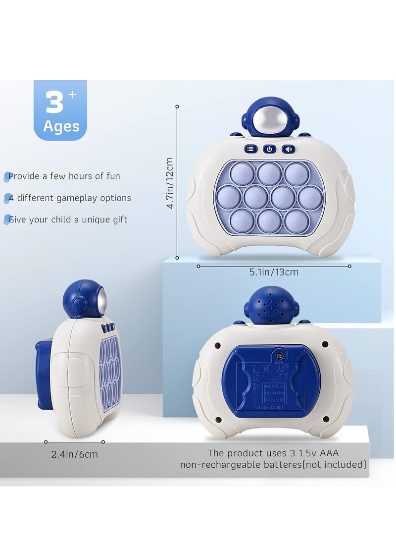 Quick Push Game, Pop It Fidget Electronic Sensor Game, Silicone Toy For Boys Girls, Puzzle Pop Bubble Game Machine Gift For Children And Adults - Package Shape May Vary