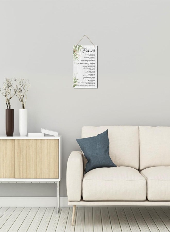 ZPPRJF Psalm 23 Wall Art, Bedroom Wall Art, Christian Wall Art, Biblical Wall Art, Bible Verse Decor, Bible Verse Psalm 23 Christian Gifts, Christian Home Decor, Inspirational Wall Decor - Image 4