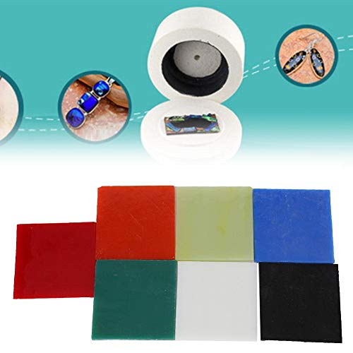 Hztyyier Glass Fusing Sheets for Microwave Kiln Fusing Supply DIY Jewelry Making Accessories, 7 Colors - Image 4