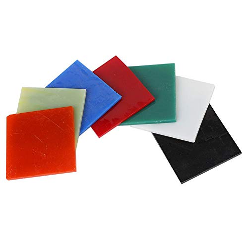 Hztyyier Glass Fusing Sheets for Microwave Kiln Fusing Supply DIY Jewelry Making Accessories, 7 Colors - Image 5