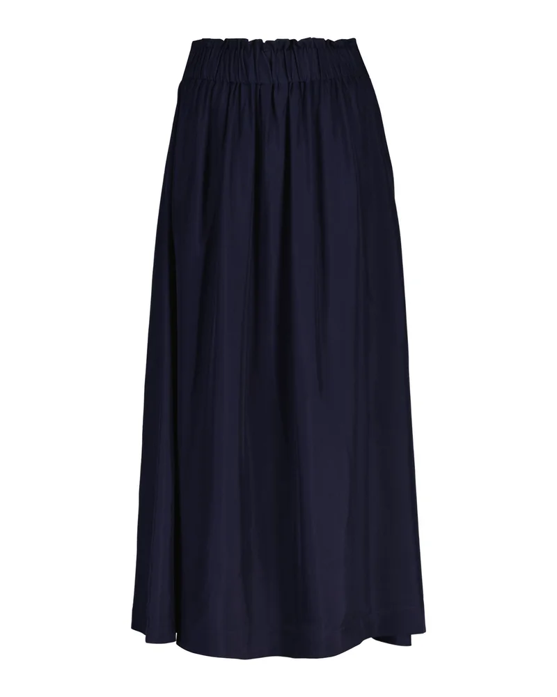 غانت Fluid Twill Pull-On Midi Skirt