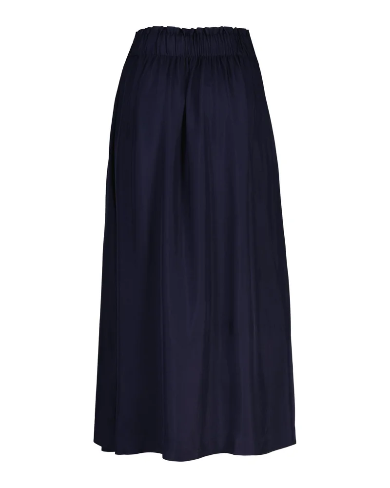 غانت Fluid Twill Pull-On Midi Skirt