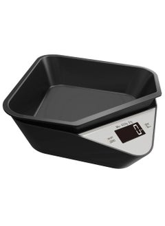 Pet Ration Scale Rice Bowl Electronic Small Pet Scale with Bowl Veterinary Animal Scale Kitchen Scale PETSCALEBlack Black