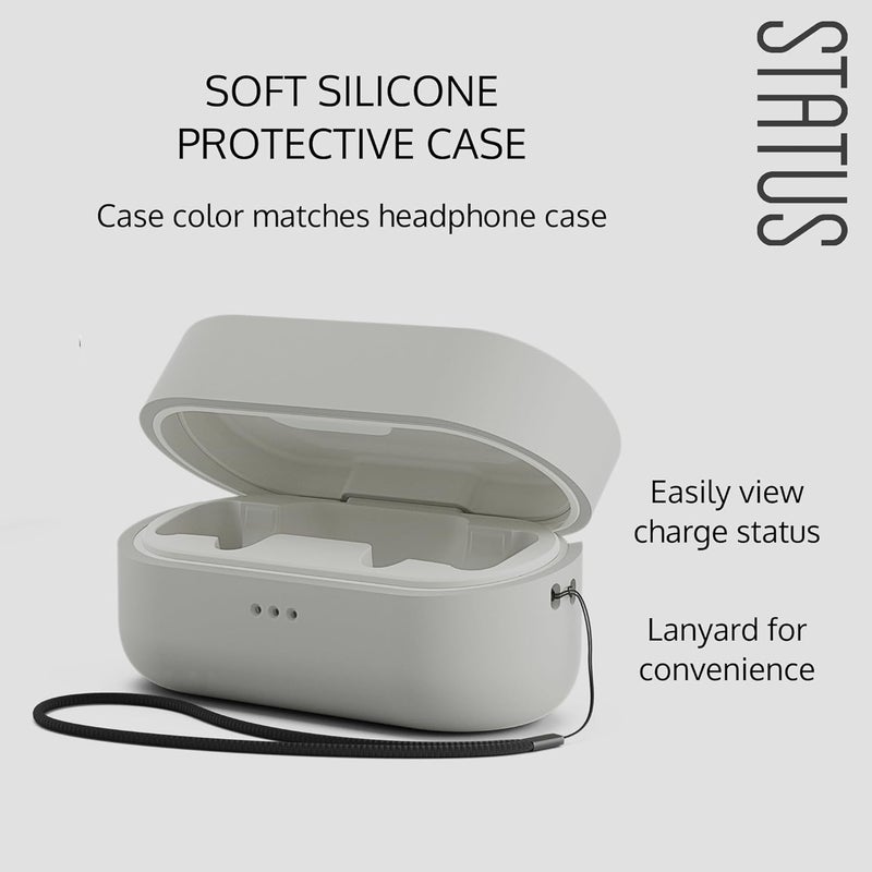 Status Audio Silicone Protective Case Cover for Headphones  for Between 3ANC Earbuds Bone White - Image 3