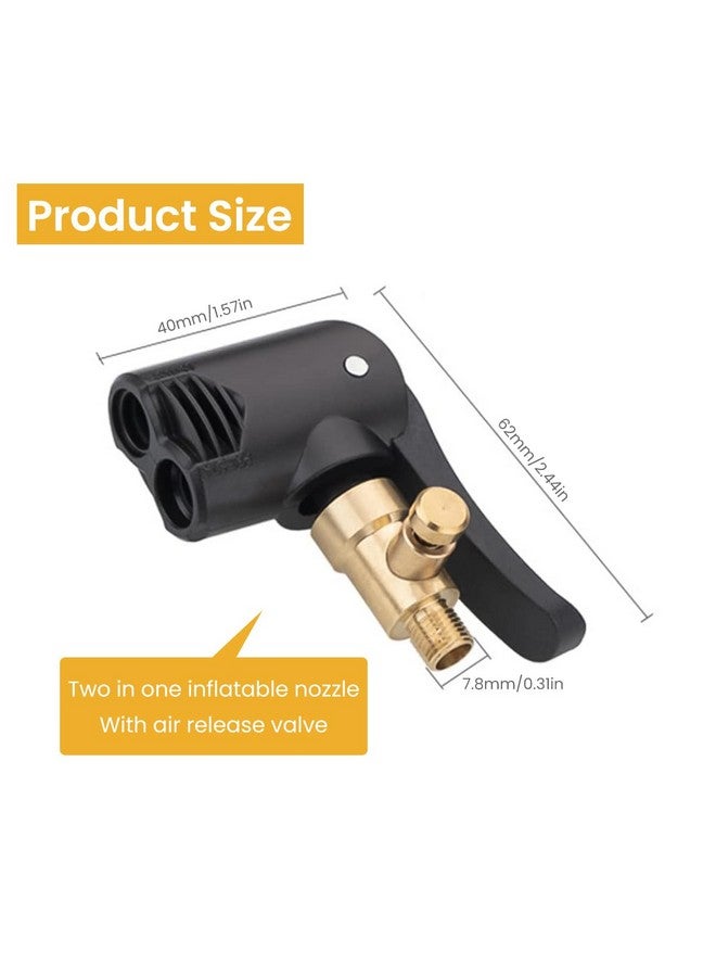 STHIRA® Universal Valve Adapter for Tyre Air Pump 2 in 1 Valve Adaptors Air Pump Converter Adapter for Schrader & Presta Multi-Purpose Air Pump Adapter for Car, Bike, Motorcycle - Image 3