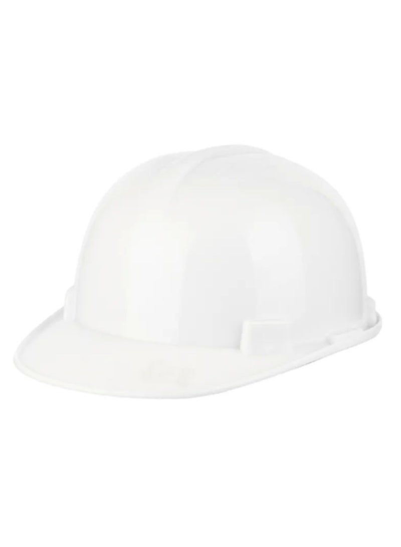 Builders Safety Work Helmet - Multi-Position 6 Point Adjustable Hard Hat, white - Image 1