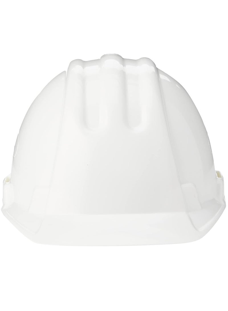 Builders Safety Work Helmet - Multi-Position 6 Point Adjustable Hard Hat, white - Image 2