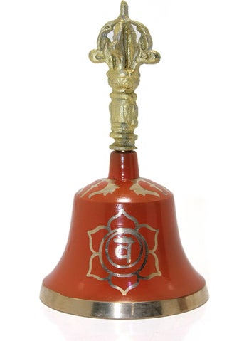Hediye Sandalı Gift Boat Red Meditation Tibetan Bell  - Image 1