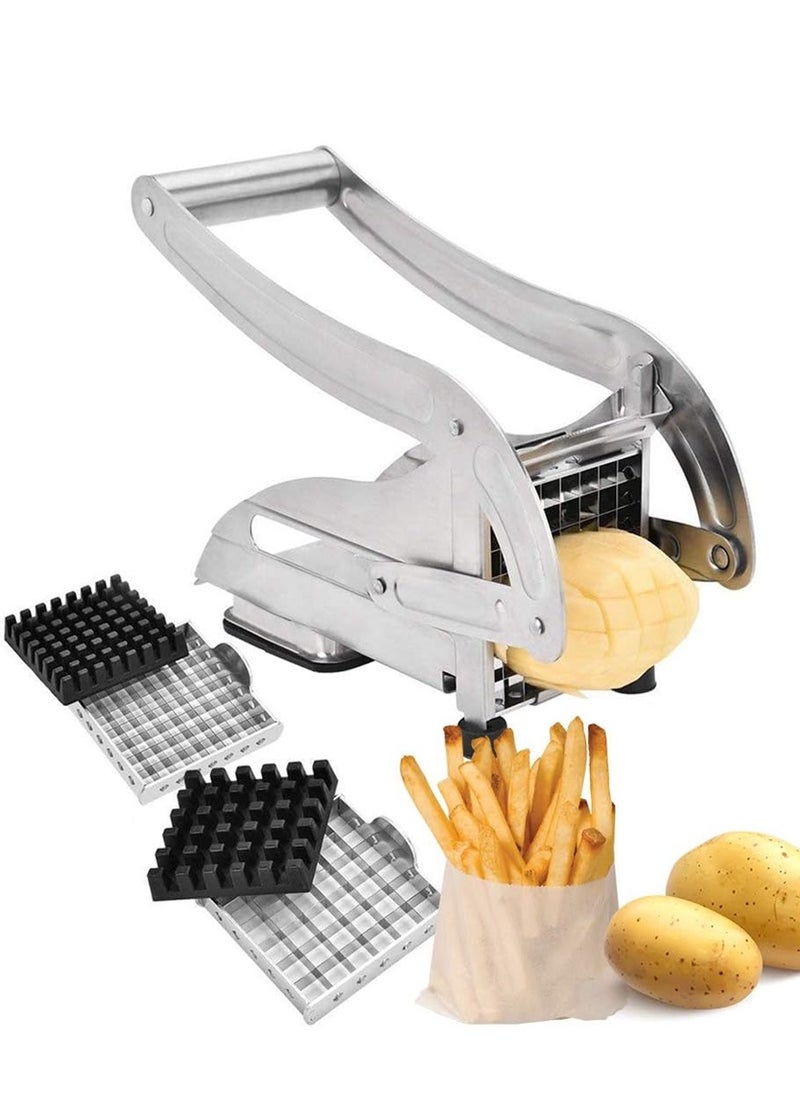 Stainless Steel French Fries Grater Potato Chipper Chip Cutter - Image 1
