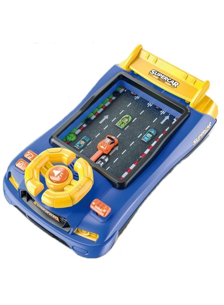 Popular Children Education Toys Plastic Simulate Driving Console Steering Wheel Electric Car Racing Adventure Game Board Toys  - Image 1