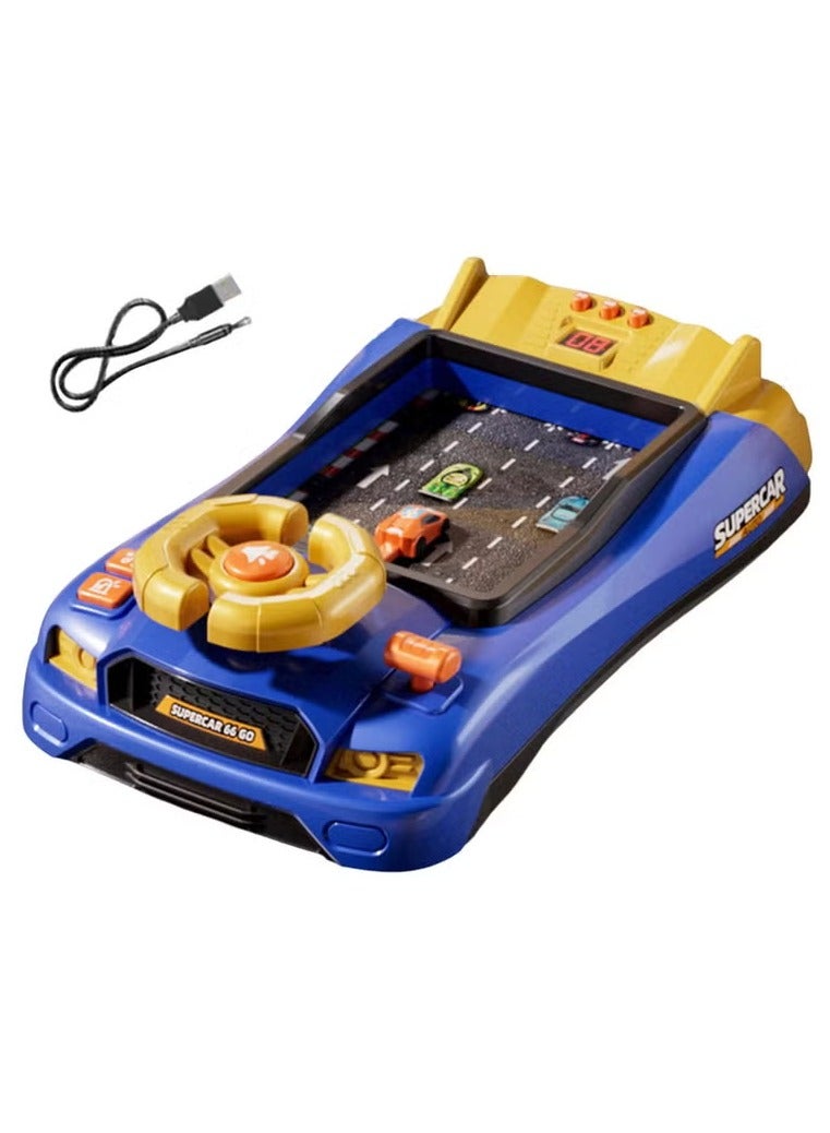 Popular Children Education Toys Plastic Simulate Driving Console Steering Wheel Electric Car Racing Adventure Game Board Toys  - Image 2